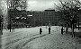 1949-Padova- Inverno in Via lV Novembre con il palazzo Esedra sullo sfondo.(di Antonio Rossetto) (Adriano Danieli)